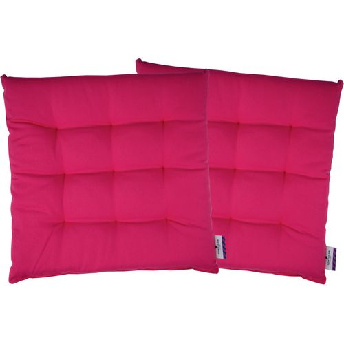 TOM TAILOR HOME Sitzkissen »Dove«, TOM TAILOR unifarbenes, abgestepptes Sitzkisssen DOVE, 2er Pack