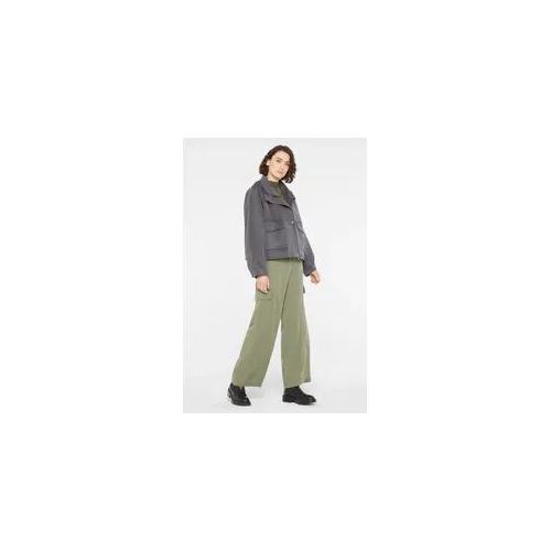 Cargohose SENSES.THE LABLE Gr. S, Normalgrößen, grün (natural khaki) Damen Hosen