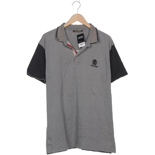 Roberto Cavalli Herren Poloshirt, grau, Gr. 54