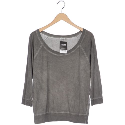 Grüne Erde Damen Langarmshirt, grau, Gr. 40