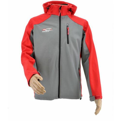 Awtools kurtka softshell bluza t4/ czerwono-szara/ m