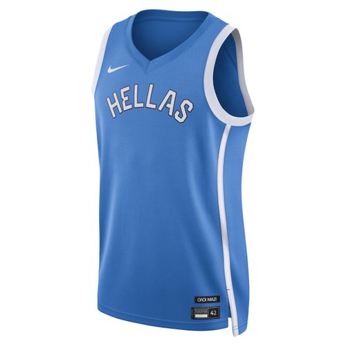 Griechenland Limited Road Nike Basketballtrikot (Damen) - Blau