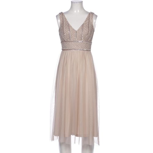 lace beads Damen Kleid, beige, Gr. 34