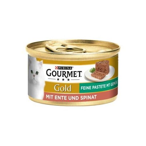 GOURMET Gold Feine Pastete 12x85g Ente & Spinat