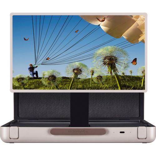 E (A bis G) LG LED-Fernseher Fernseher beige