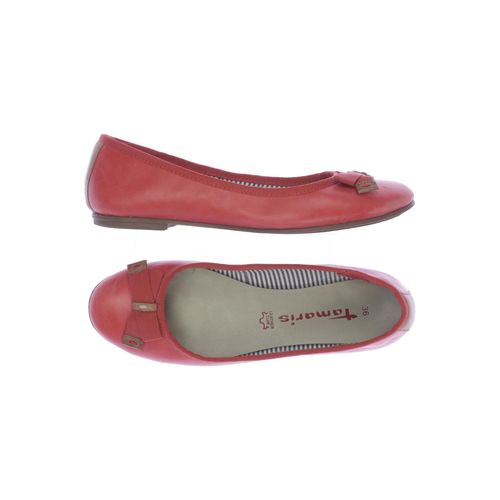 Tamaris Damen Ballerinas, rot, Gr. 36