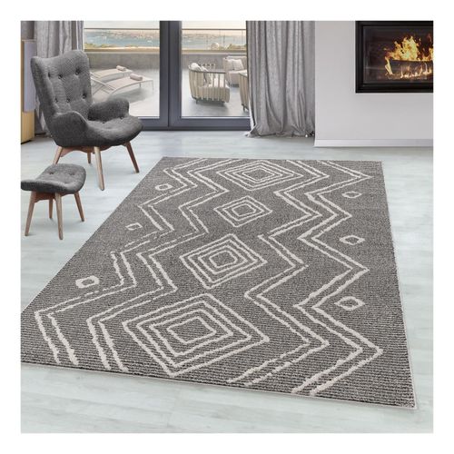 Teppich mit Kelim Muster orientteppich Berber Optik 15 mm