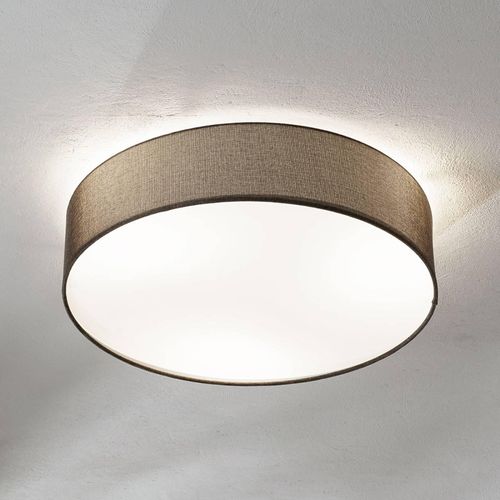 Braune Textil-Deckenlampe Pasteri 57 cm