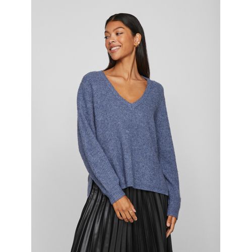 Vila V-Ausschnitt-Pullover »VIBELUNA V-NECK REV L/S KNIT TOP - NOOS«