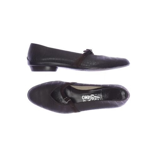 Salvatore Ferragamo Damen Ballerinas, braun, Gr. 35