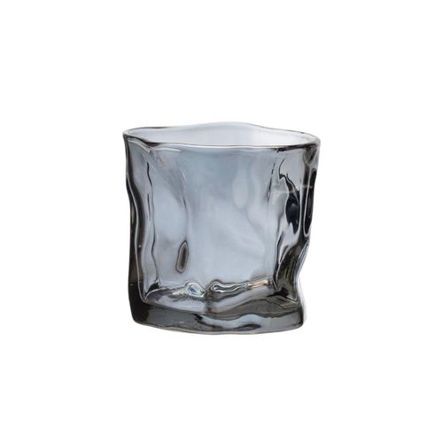 Glas 2er Set Diamond Black Glas Trinkgläser Cocktailgläser 200ml, Glas