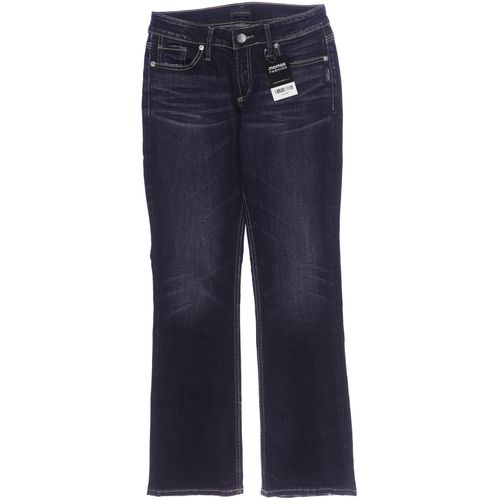 Silver Jeans Damen Jeans, marineblau, Gr. 26