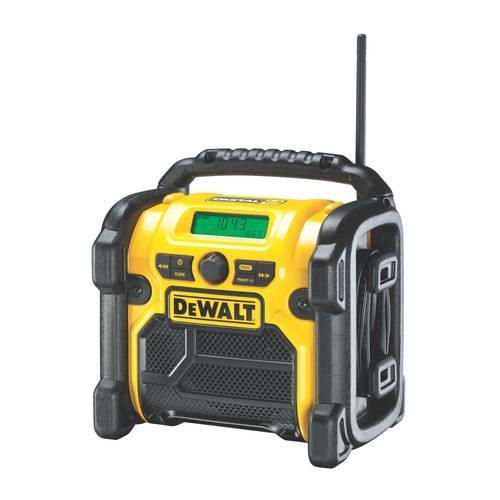 DEWALT DCR020-QW Baustellenradio Schwarz