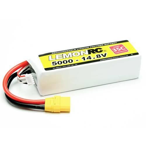 LemonRC Modellbau-Akkupack (LiPo) 14.8 V 5000 mAh Zellen-Zahl: 4 35 C Softcase XT90