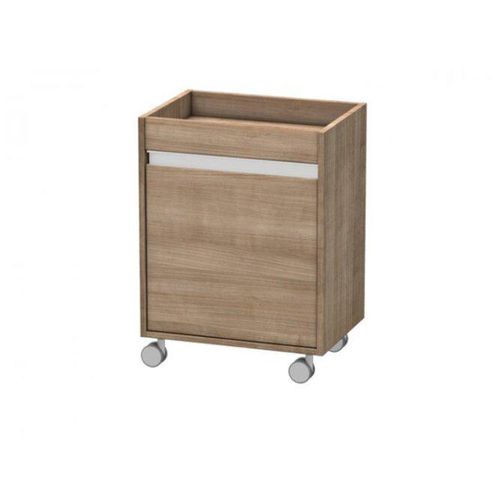 Duravit Ketho Rollcontainer 2530, 1 Holztür, Anschlag links, 500mm