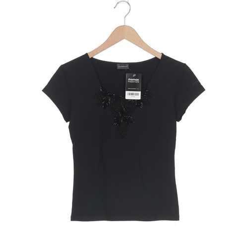 roccobarocco Damen T-Shirt, schwarz, Gr. 38