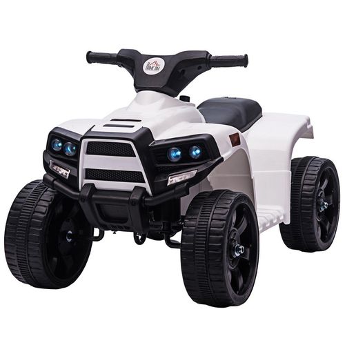 Kinder Elekrto Quad Kinderwagen ATV Elektromotorrad Stahl Schwarz+Weiß