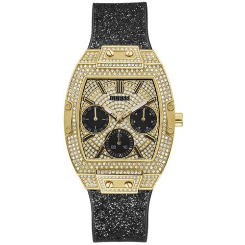 Guess Damen Armbanduhr schwarz golden Armband GW0105L2