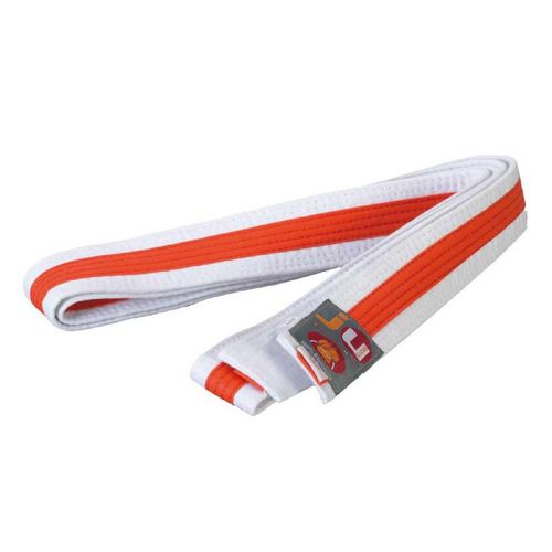 Ju-Sports Budogürtel weiß/orange/weiß