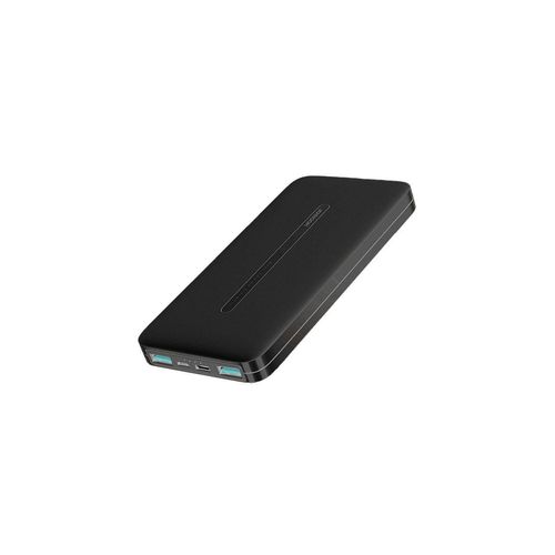 Powerbank 10000mAh 2,1A 2x USB Externer Akku-Ladegerät schwarz