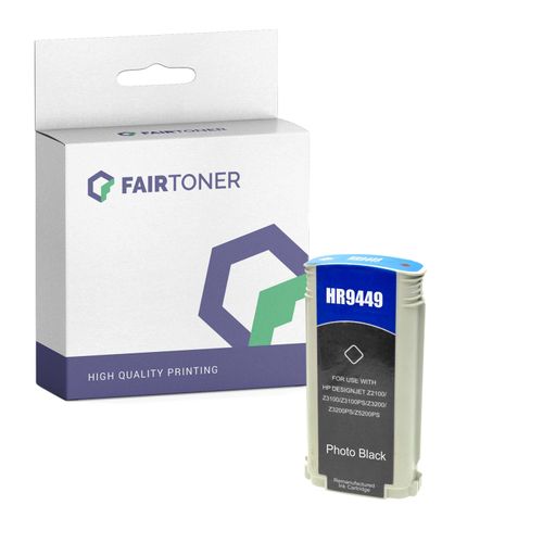 Kompatibel für HP DesignJet Z 3200 PS 24 Inch (C9449A / 70) Druckerpatrone Photo Schwarz