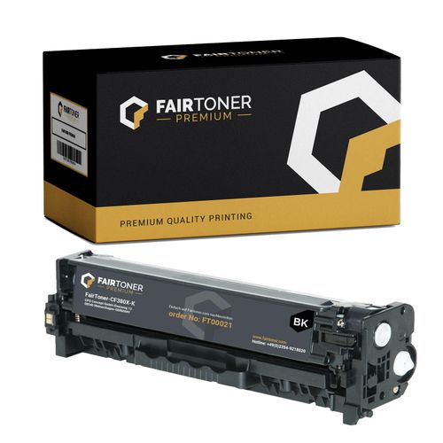 Premium Kompatibel für HP Color LaserJet Pro MFP M 476 dn (CF380X / 312X) Toner Schwarz