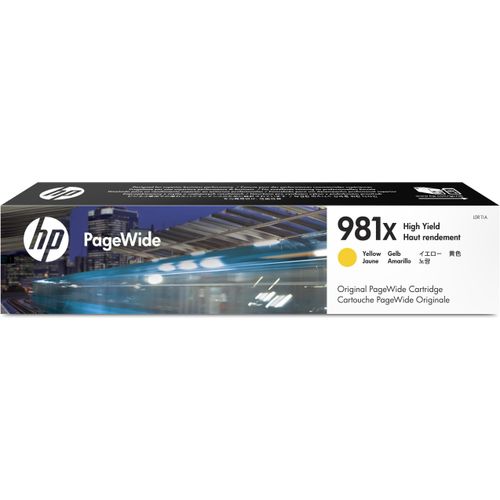 Original HP PageWide Enterprise Color 550 Series (L0R11A / 981X) Druckerpatrone Gelb