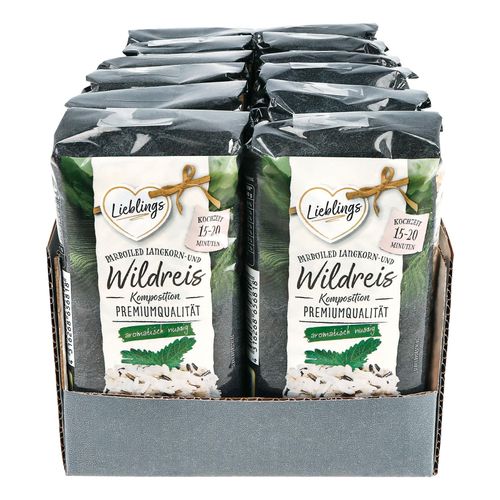 Lieblings Parboild Wildreis 500 g, 12er Pack