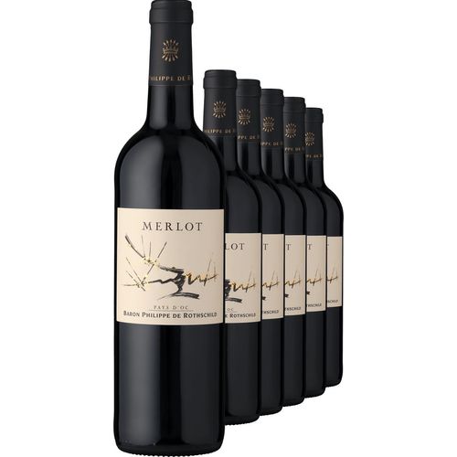 2022 Baron Philippe de Rothschild Merlot im 6er-Vorratspaket