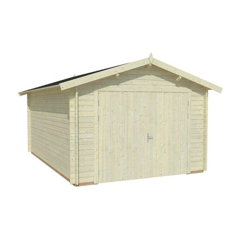 Garage Leander 16,3 m² mit Holztor