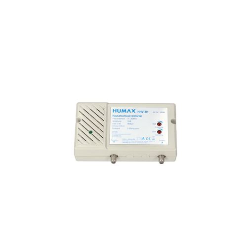 Humax Hausanschlussverstärker, Rauschmaß 7,5 dB, Verstärkung 30 dB