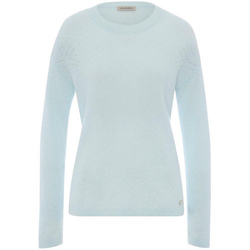 Pullover Rundhals-Ausschnitt Uta Raasch blau