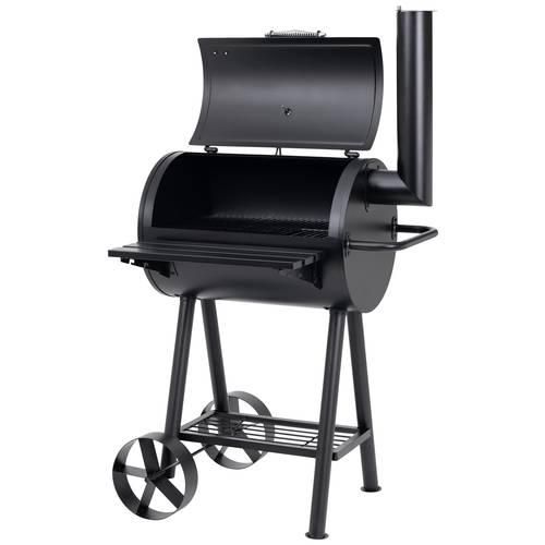 tepro Garten Berkeley Holzkohle Grill Schwarz