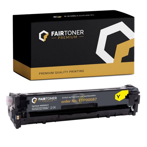Premium kompatibel für HP 415X (W2032X) Toner Gelb