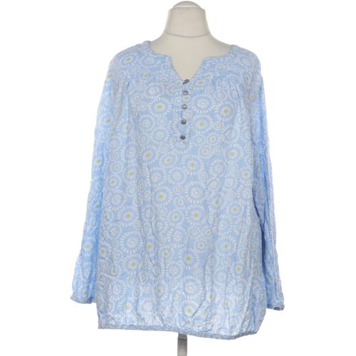 sheego Damen Bluse, blau, Gr. 50