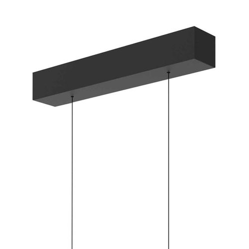 LED-Hängeleuchte Bande, 114 cm, schwarz, Metall, CCT, Dimmer