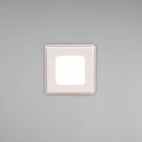 LED-Einbauleuchte Nimbus IP44 8,5x8,5cm 830 weiß