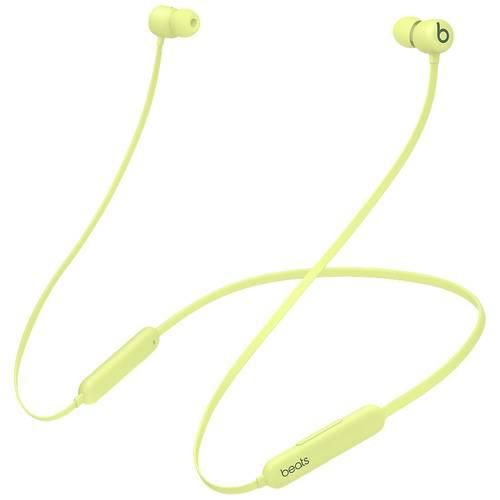 Beats Flex In Ear Kopfhörer Bluetooth® Stereo Yuzugelb Nackenband, Lautstärkeregelung