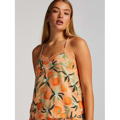 Hunkemöller Pyjama-Oberteil in Orange - S