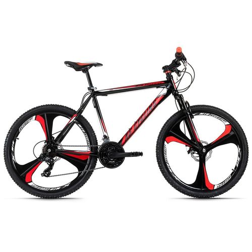 Mountainbike Hardtail 26'' Sharp schwarz-rot RH 51 cm