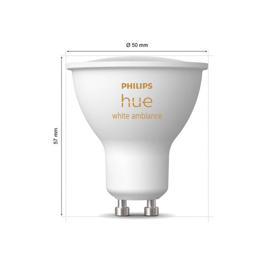 Philips Hue White Ambiance GU10 4,2W Reflektor 3er