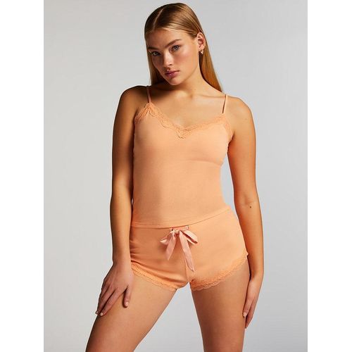 Hunkemöller Pyjama-Shorts in Orange - M