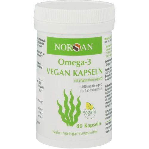 Norsan Omega-3 Vegan 80 Kapseln