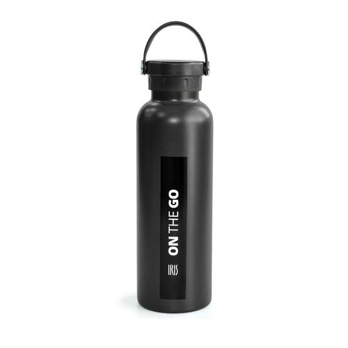 IRIS Isolierflasche in Schwarz - 750 ml