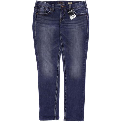 Silver Jeans Damen Jeans, marineblau, Gr. 32