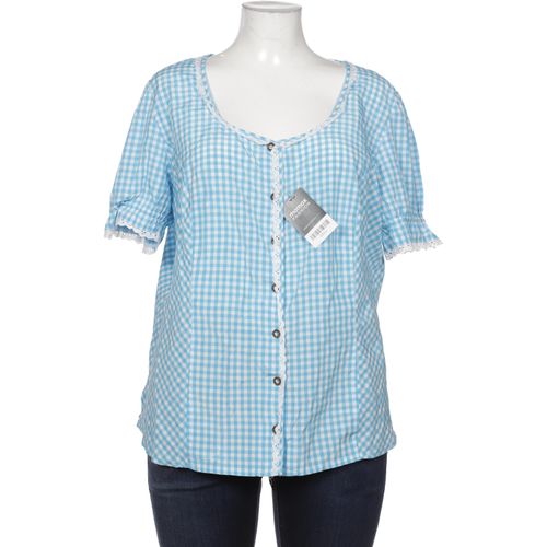 sheego Damen Bluse, blau, Gr. 52