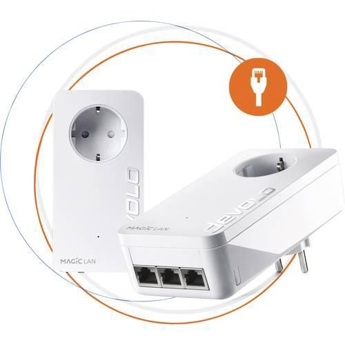 Devolo Magic 2 LAN triple Starter Kit Powerline Starter Kit 8510 DE, AT Powerline 2400 MBit/s