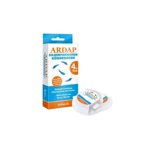 ARDAP Silberfischchen Köderdose 4er Pack