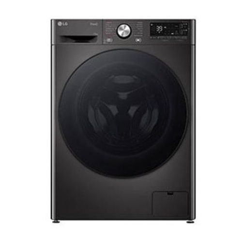 LG Waschmaschine Schwarz (A10%*, 11 kg, 1.350 U./Min.) mit AI DD & TurboWash 360° F4WR701YB