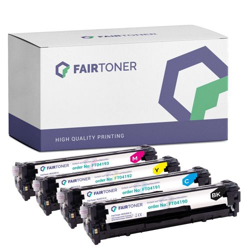 FairToner Set 4 Toner für HP W2030X-W2033X